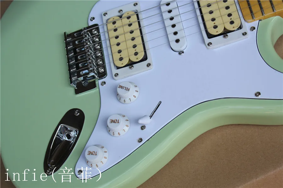Top quality with 6 strings fingerboard maple guitar pink sq electric guitar