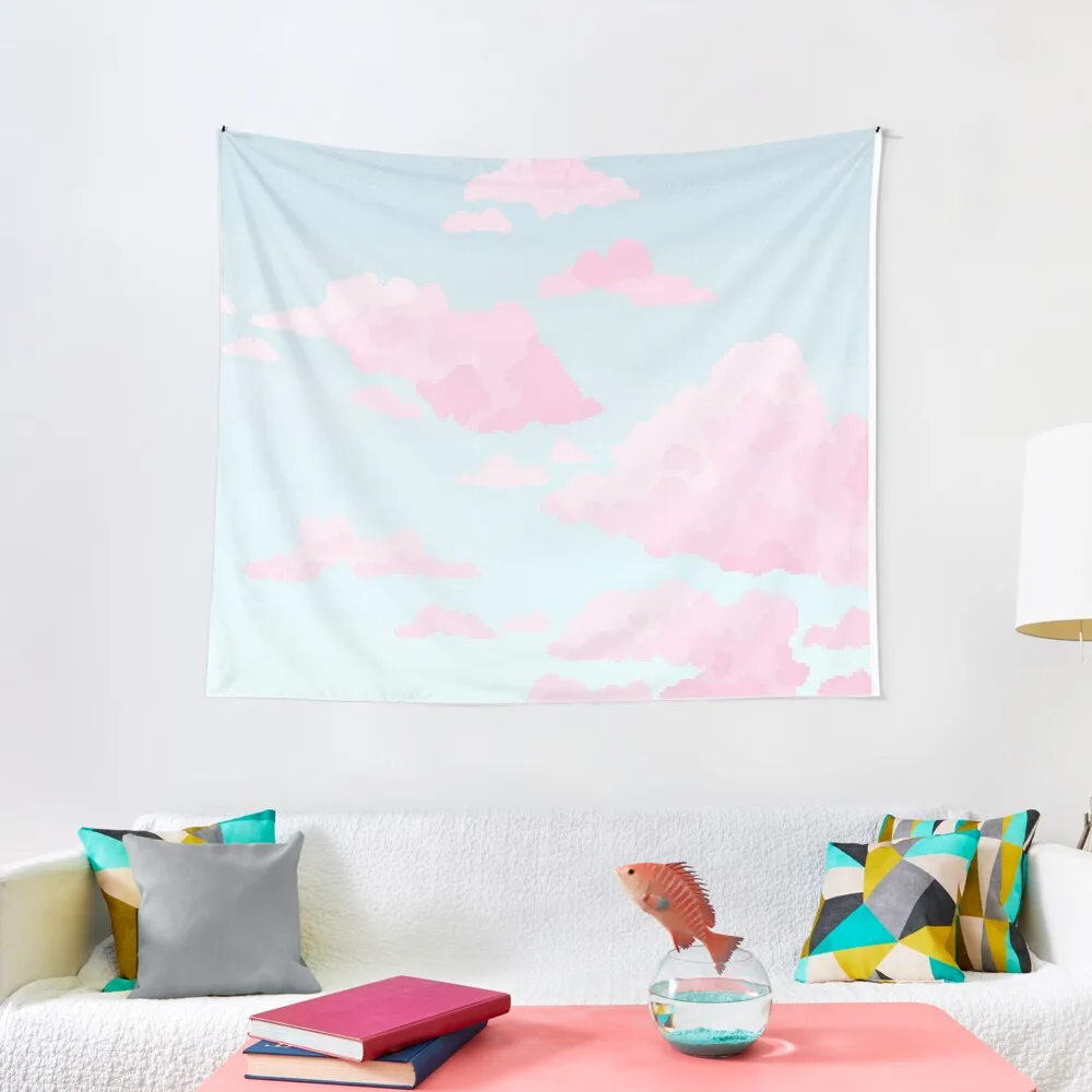 

Cotton Candy Clouds Tapestry Wall Decor Decoration For Rooms Room Decor Korean Style Tapestry