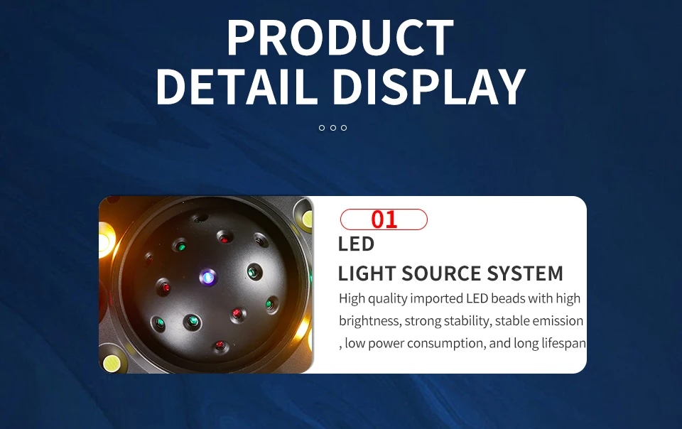 120W RGBW 6 Moving Head Beam Laser Light Led Six Arm Matrix Laser DMX512 Stage S