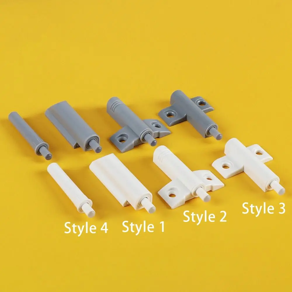 Plastic Damper er Door Damper Push To Open Close er for Household Kitchen with Screws Cabinet Anti Slam Door Stops ﻿