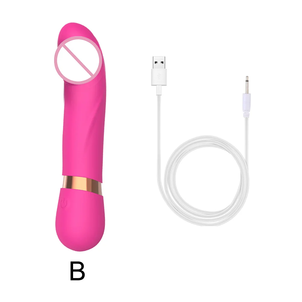 Kurze Vibratoren 12cm für Frauen Klitoris Stimulator Nippelklemmen Butt Plug Dildo weibliche Masturbato Stimulator Nipp_voghion.com