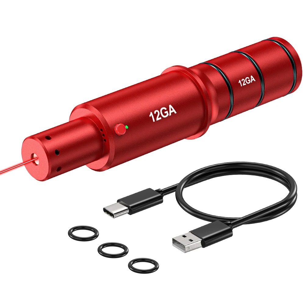 12GA Dual-Purpose Magnetic Suction Laser Training Bullet for Gun Practice