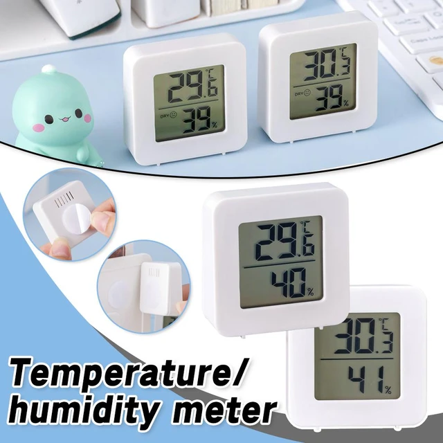 Mini Hygrometer Home Electronic Intelligent Thermometer Bedroom Body  Temperature Sensor Baby Room Air Humidity Meter Home