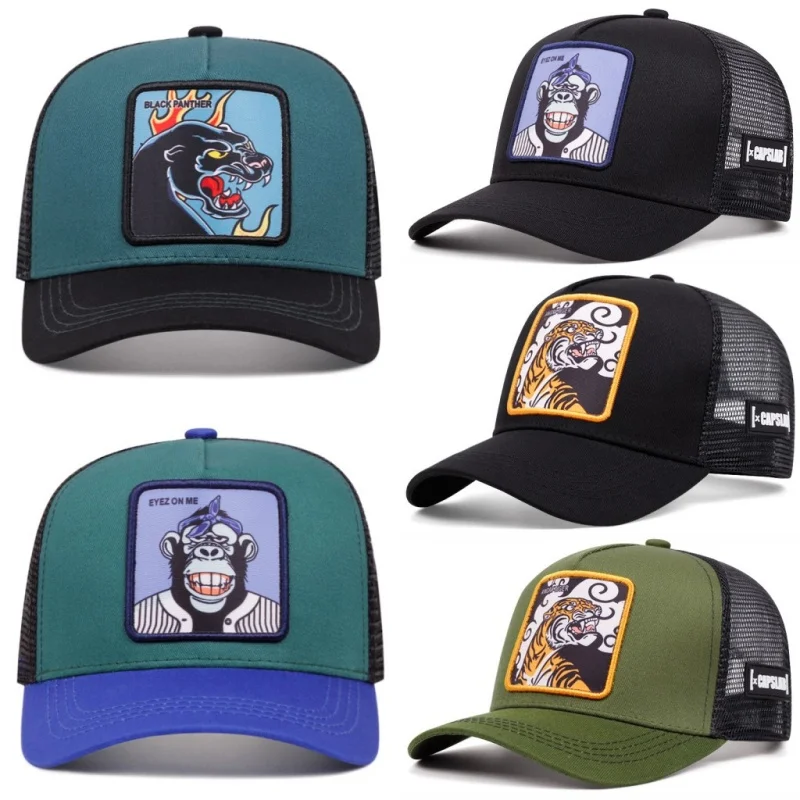 New High Quality Outdoor Sport Black Panther Baseball Cap Spring And Summer Embroidered Adjustable Hip Hop Dad sun trucker hat