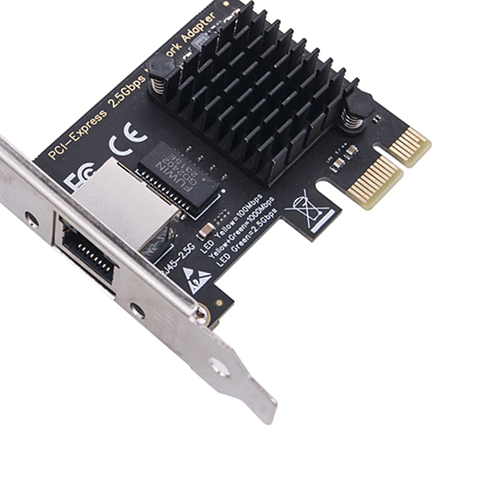 PCI-E NIC Ʈũ ī, PCI-E NIC Ʈũ ī, RJ45 NIC PCI ͽ ̴ , RTL8125BG Ĩ,  ǽ, 1 Ʈ, 2/4 Ʈ, 2.5GB