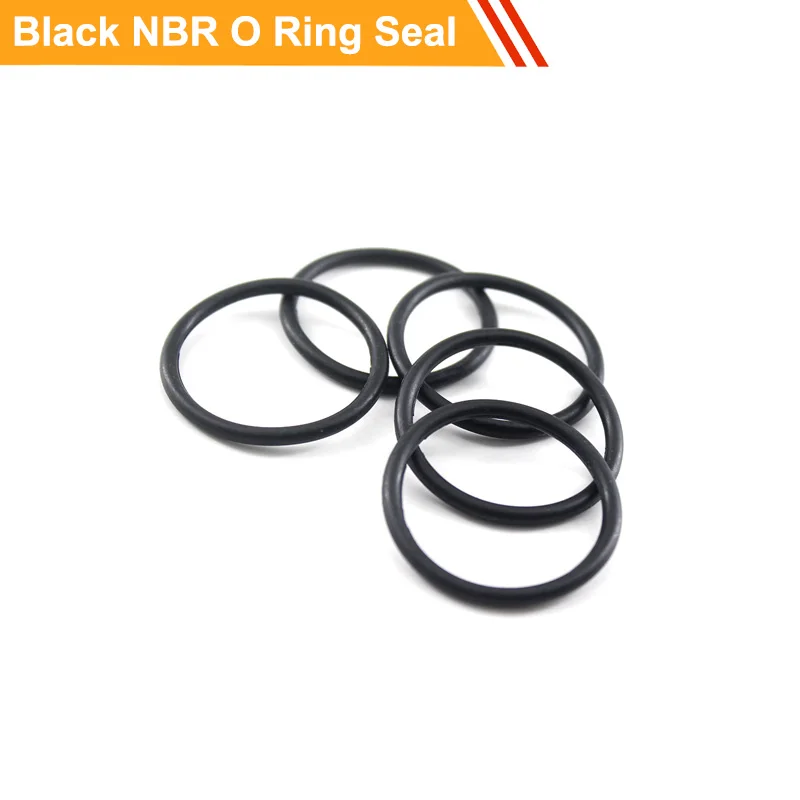 

20pcs NBR O Ring Seal 4mm CS O Sealing Ring 26/28/30/34/35/38/40/45/50mm OD Black Rubber Oil Resistance O Type Ring Gasket