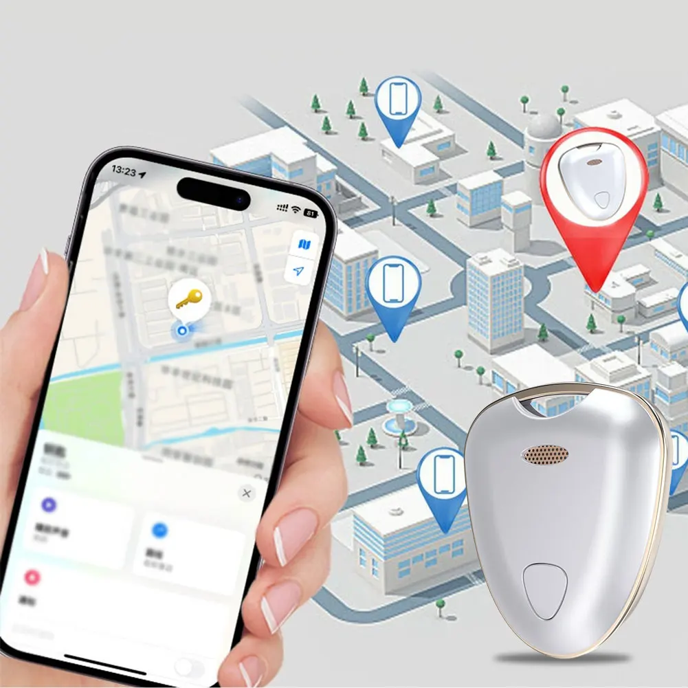 Smart Mini GPS Tracker for Pet Dog Cat Pet Locator Bluetooth Tracker Device Anti-lost Reminder Bluetooth for iphone
