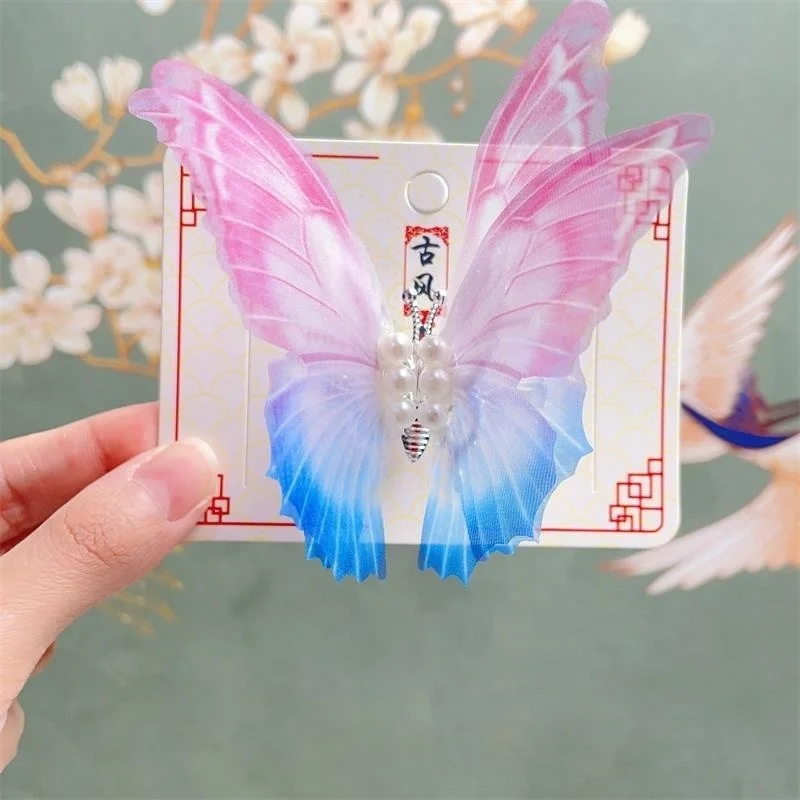1PCS Neue Moving Traumhafte Schmetterling Baby Haarnadeln Schöne Mädchen Haar Clips Kinder Headwear Kinder Haar Zubehör – Detail 4