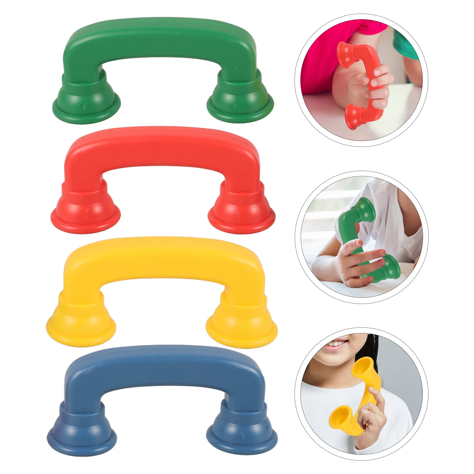 4 Pcs Toy Earpiece Reading Whisper Phones Telephone Small Early Decor Phones Reading Toddler speech therapy toy