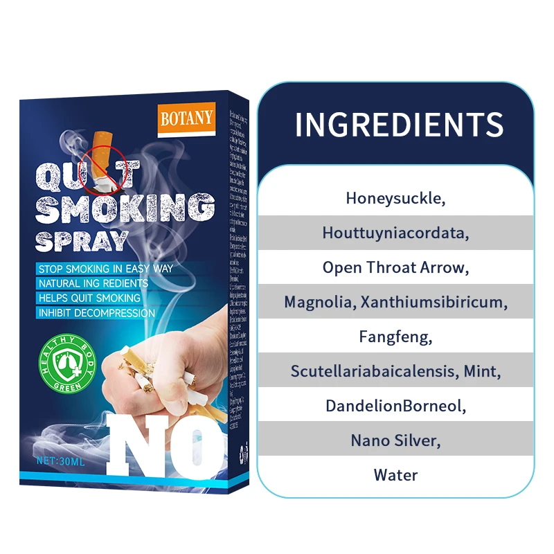 Silider Spray Authentic Smoking Cessation Tool Oral Spray Help Quit Smoking Oral Control Smoking