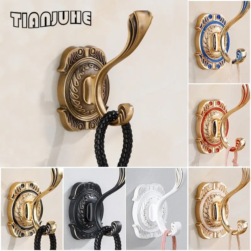 

Zinc Alloy Single Heavy Wall Hooks Coat Hooks Towel Hooks for Wall Mounted Suitable for bathrooms Used for Hanging Backpack