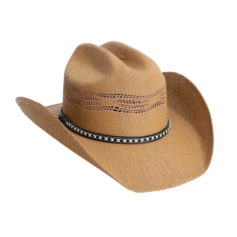 652F Stylish Panama Hat Men and Women Hat Casual Outdoor Wear Trendy Accessory for Beach and Party Wear