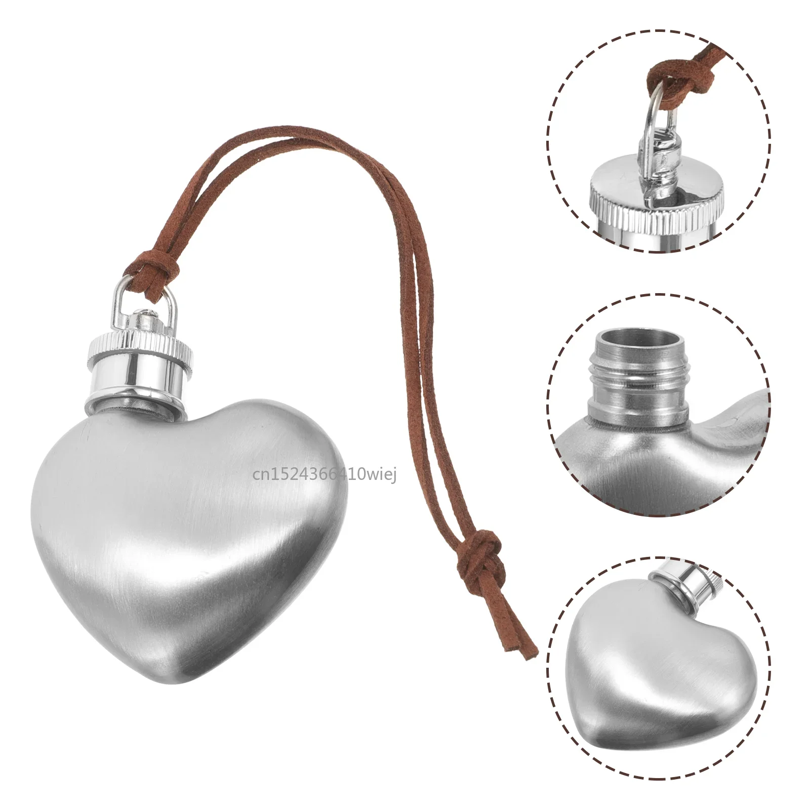 Outdoor Miniature Hip Flask Kettle Portable Wine Pot Small Hip Flask Heart Shaped Stainless Steel Wine Flask Water Bottle