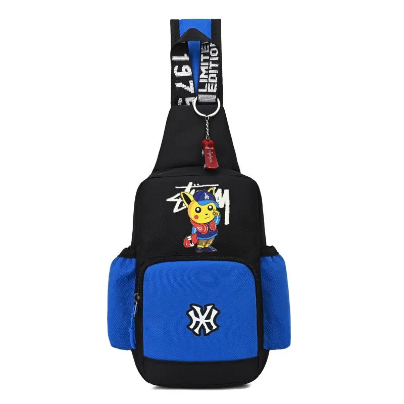 9 Pokemon Go Shoulder Bag Chest Pack Sports Pikachu Teen Crossbody Tote Bag Men Women Chest Bag Waist Bag Christmas Gift 3