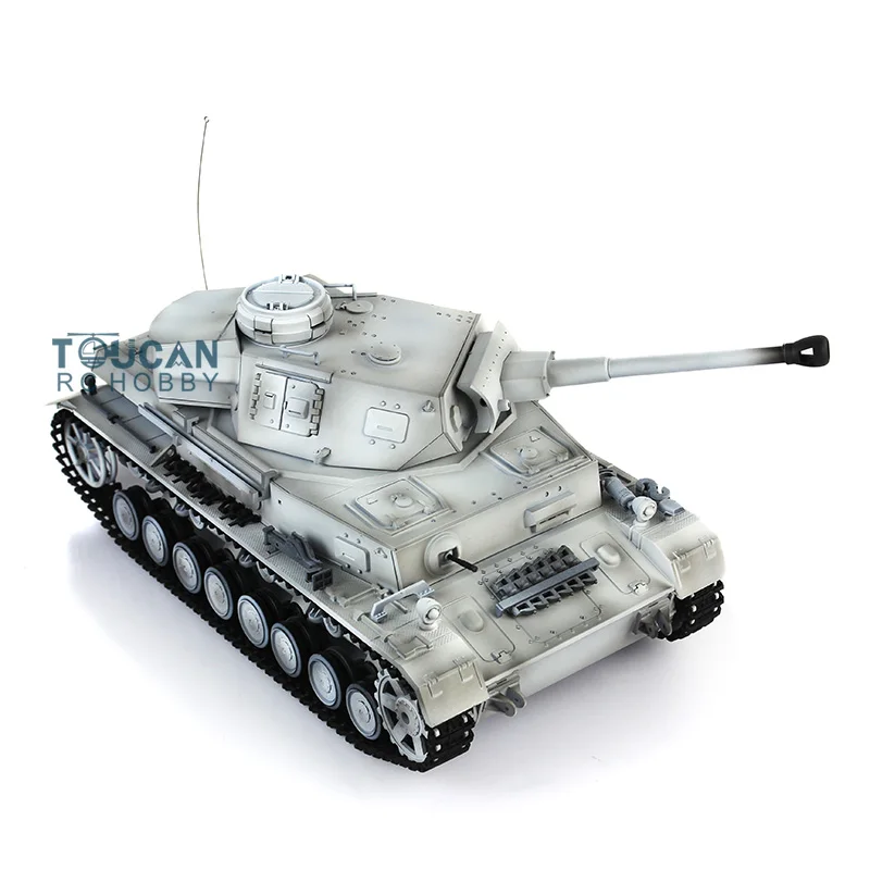 HENG LONG 1/16 Snow 7.0 Customized Panzer IV F2 FPV RTR Tank RC Remote 3859 Metal Wheels Remote Control Car TH17410-SMT4 3
