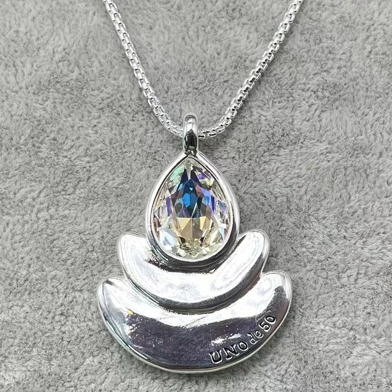 

Коллекция 2023 года, unode 50, Лидер продаж, креативный дизайн в Европе и Америке, женское ожерелье с геометрическим изысканным драгоценным камнем, романтическое Подарочное ювелирное изделие
