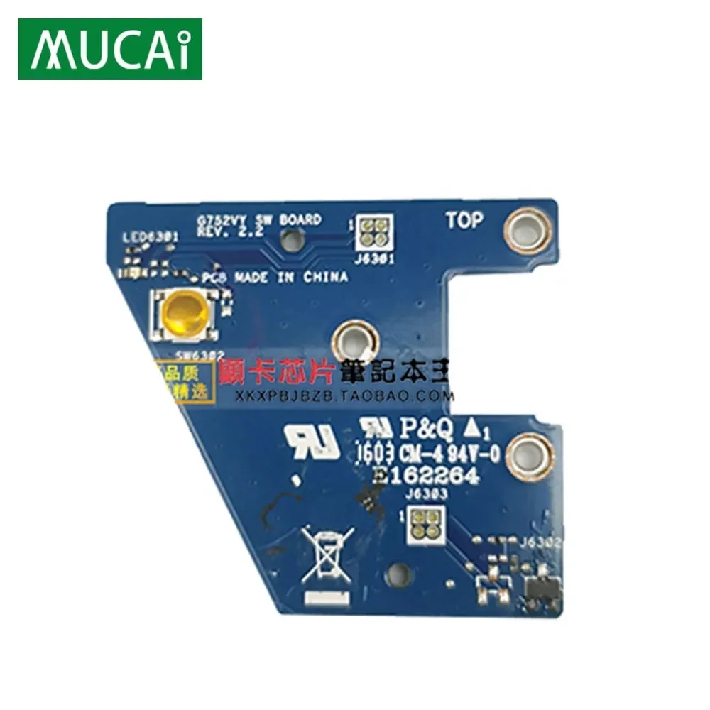 Для ASUS ROG G752V G752VL G752VS G752VY G752VT G752VM плата кнопки питания для ноутбука, аксессуары для ремонта