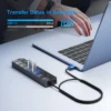 USB Hub 3.0 Multiprise USB High Speed Splitter 7 Port 5Gbps Hub Power Adapter with Switch Long Cable with Multiple Expander Hub 3