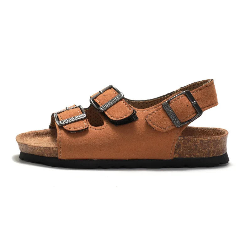 Unisex Children Cork Slippers Fashion Summer Sandals Kids Shoes Slip On Child Boys Girls Sandals