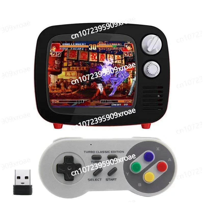 

Retro 3.5-inch Smart Mini TV with Remote Control and WiFi Internet, Play Games and Watch TV Programs