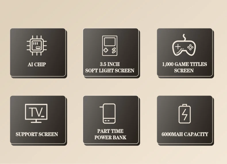 H12 Handheld Game Console – Double Player description image 3