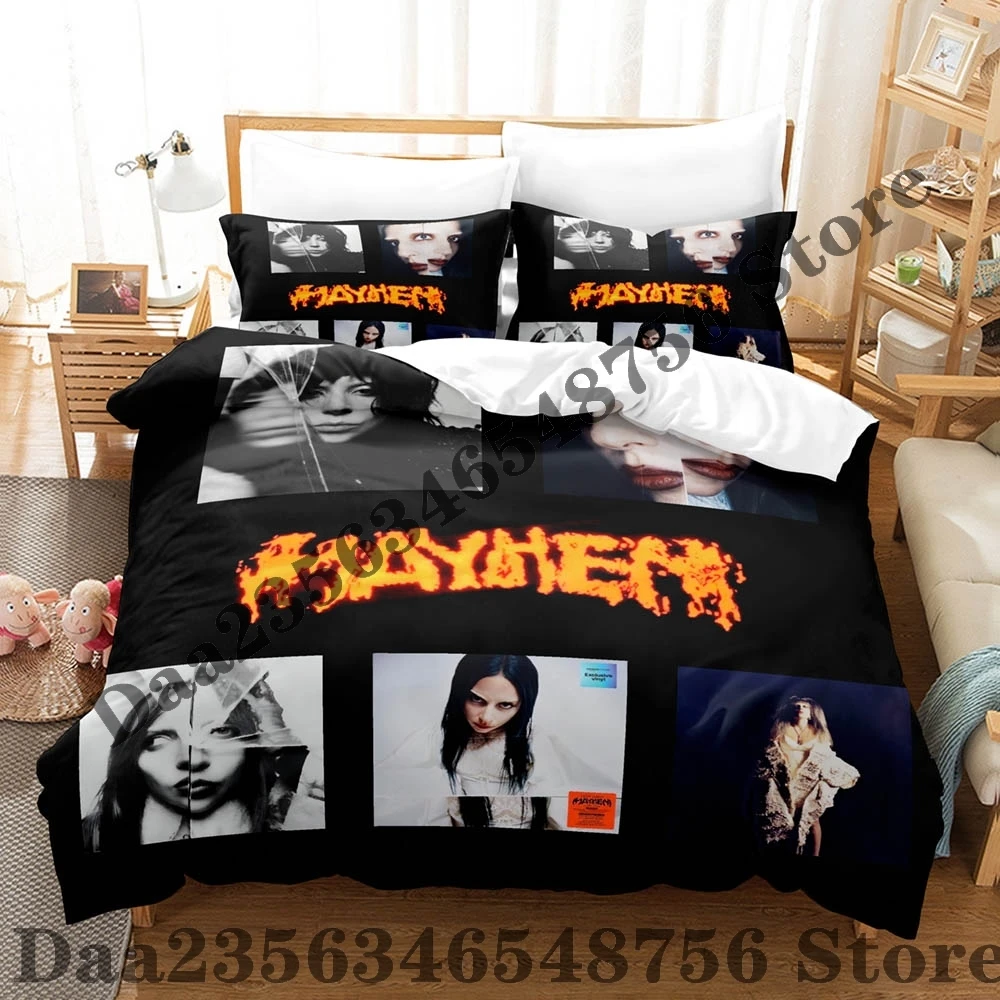New lady gaga Mayhem Bedding Set Single Twin Full Queen King Size Bed Set Adult Kid Bedroom Duvetcover Sets Anime Bed 4
