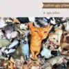 Custom 3d Human Shape Pillows,Custom Ugly Pillow for Friend or Pet, Funny Custom Dog Weird Pillow Case, Turn Cat Into Pillow 2