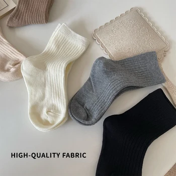 Kids Cotton crew socks 4