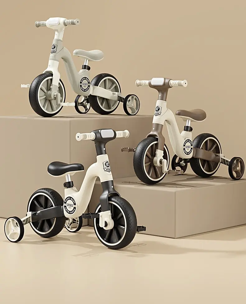 The latest three-in-one bicycle with good quality and light weight children's balanced three-wheel bicycle