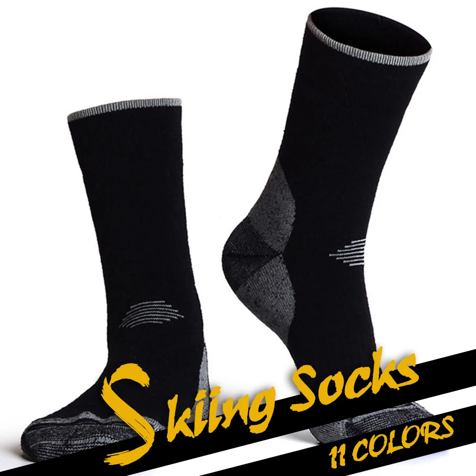 JCB Men's Thermal Socks - Warm Thick Outdoor Walking & Hiking Socks, 1 Pair, Khaki/Black