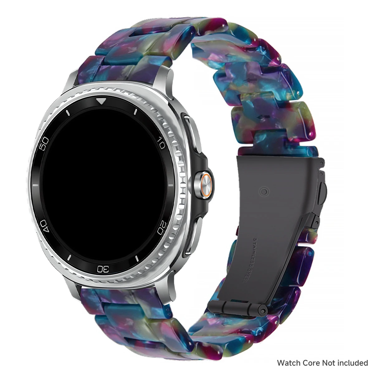 Luxury Transparent Resin Strap - Premium Link Bracelet