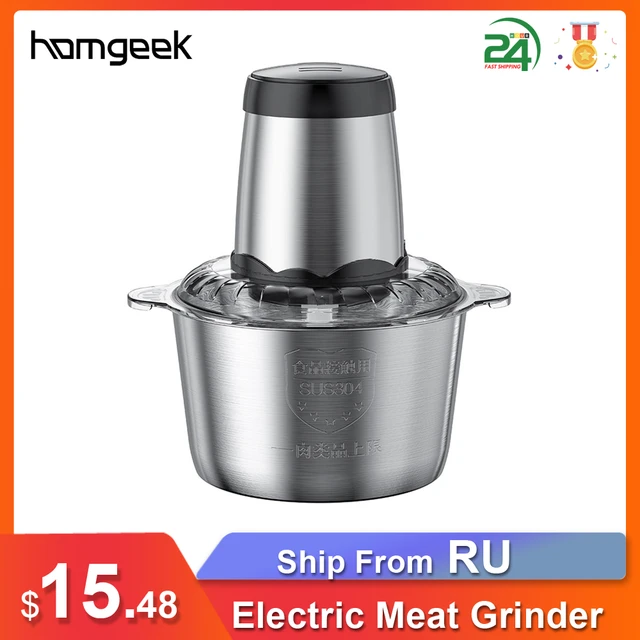 Electric Food Chopper 3L Stainless Steel Meat Grinder Food Processor  Blender Machine Kitchen Appliances,EU Plug - AliExpress