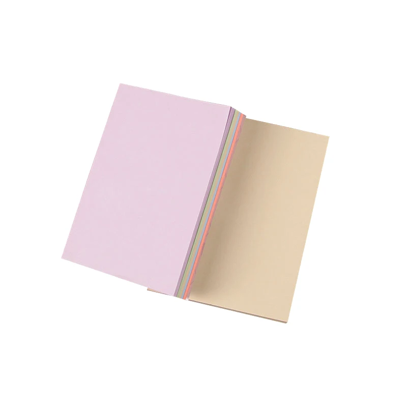 Morandi 컬러 포스트 노트, 컬러 학생 문구, 메시지 노트, 사무실 손으로 찢어진 노트, 붙여 넣기 가능, 도매