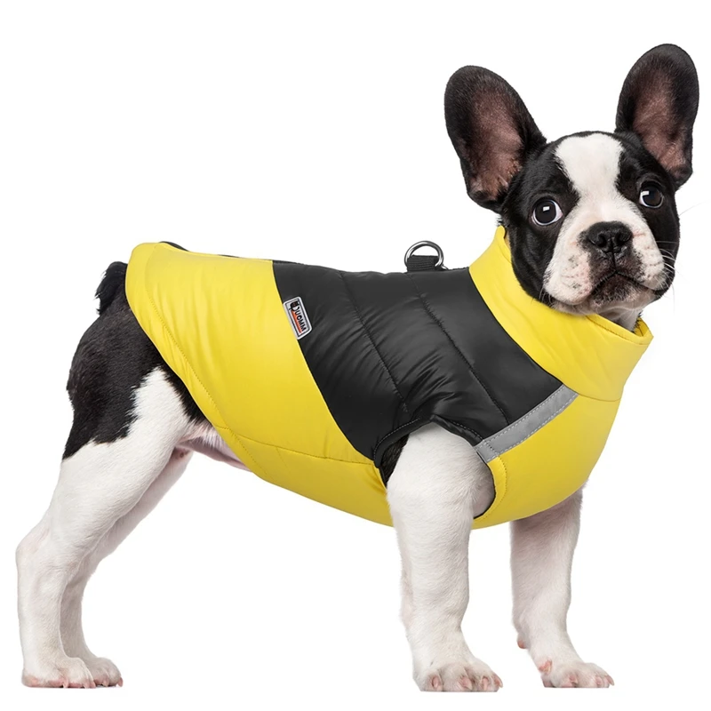 Pet Dog Harness Clothes for Winter Waterproof Reflective Thickness Warm Coats for Small Medium Large Pet Dogs Chihuahua Outfits pet jacket pet jumpsuits
