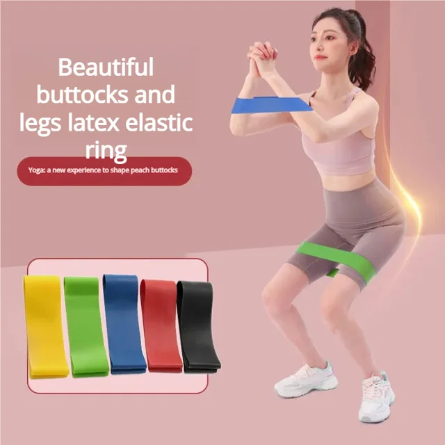 Latex Resistance Circle Mini Mini Fitness Stretch Band Stretch Band Rally Band Strength Training Hip Stretch Circle Rally Band 4