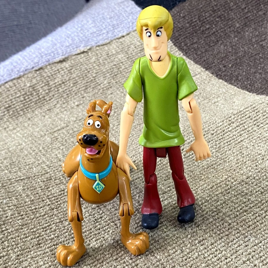 スクーター2個5インチ ドコシャギー シャギー 犬のアクションフィギュア 漫画のキャラクター人形 動物モデル 子供のおもちゃ ギフト Null Aliexpress