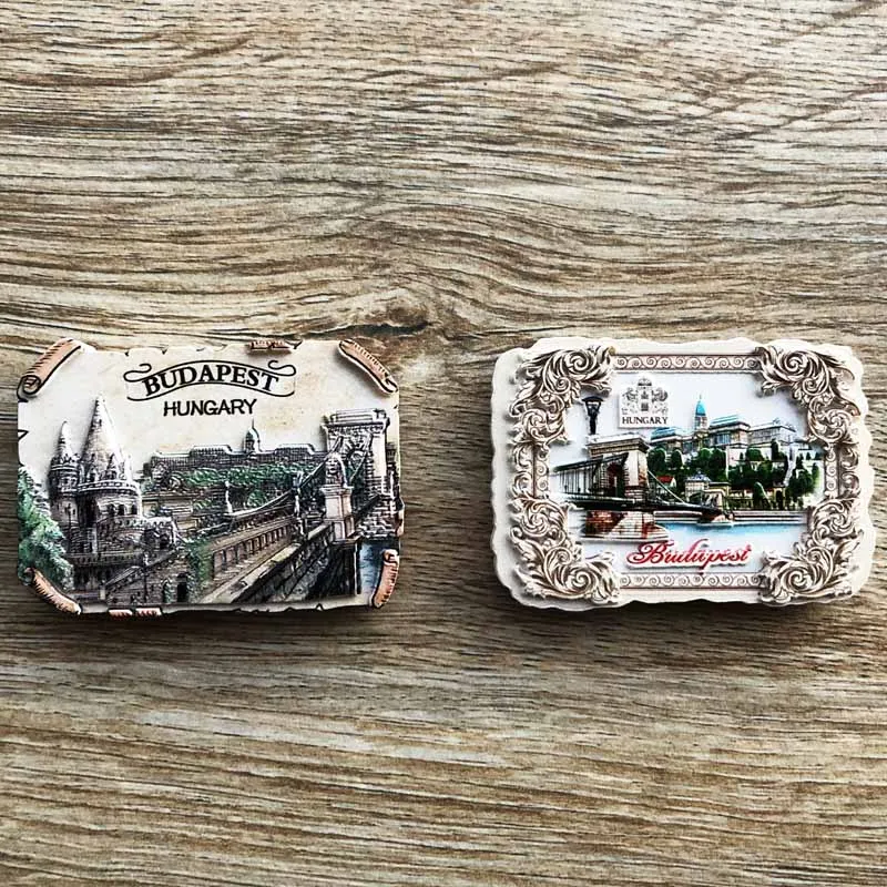 

Hungary Spain Portugal France Refrigerator Magnets 3D Resin Handmade Refrigerator Magnets Creative Souvenirs Home Decoration