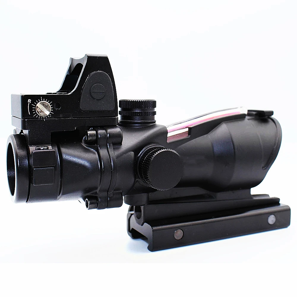 

All-Metal Tactical 4 x32 Hunting Sight Really Red Fiber And RMR Reticle