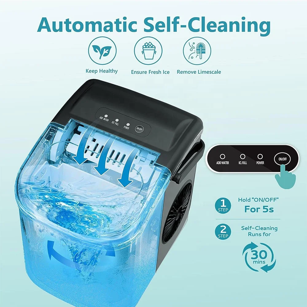 Ice Maker Ice Making Machine for Home Use with Factory Price Portable Countertop Maker Machine
