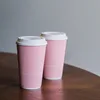 Disposable Coffee Cups With Lids - 16 oz To Go Coffee Cup (70 Pack). Large Travel Cups Hold Shape 5