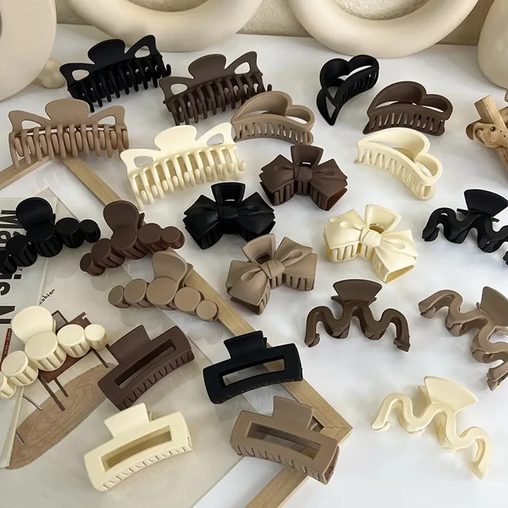 Schildkröten Haarspangen Für Frauen - Automatische Clips Für Dickes Haar