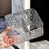 Clear Acrylic Makeup Brush Holder Desk Cosmetic Organizer Lipstick Storage Box Nail Polish Display Stand Rack Jewelry Case 5