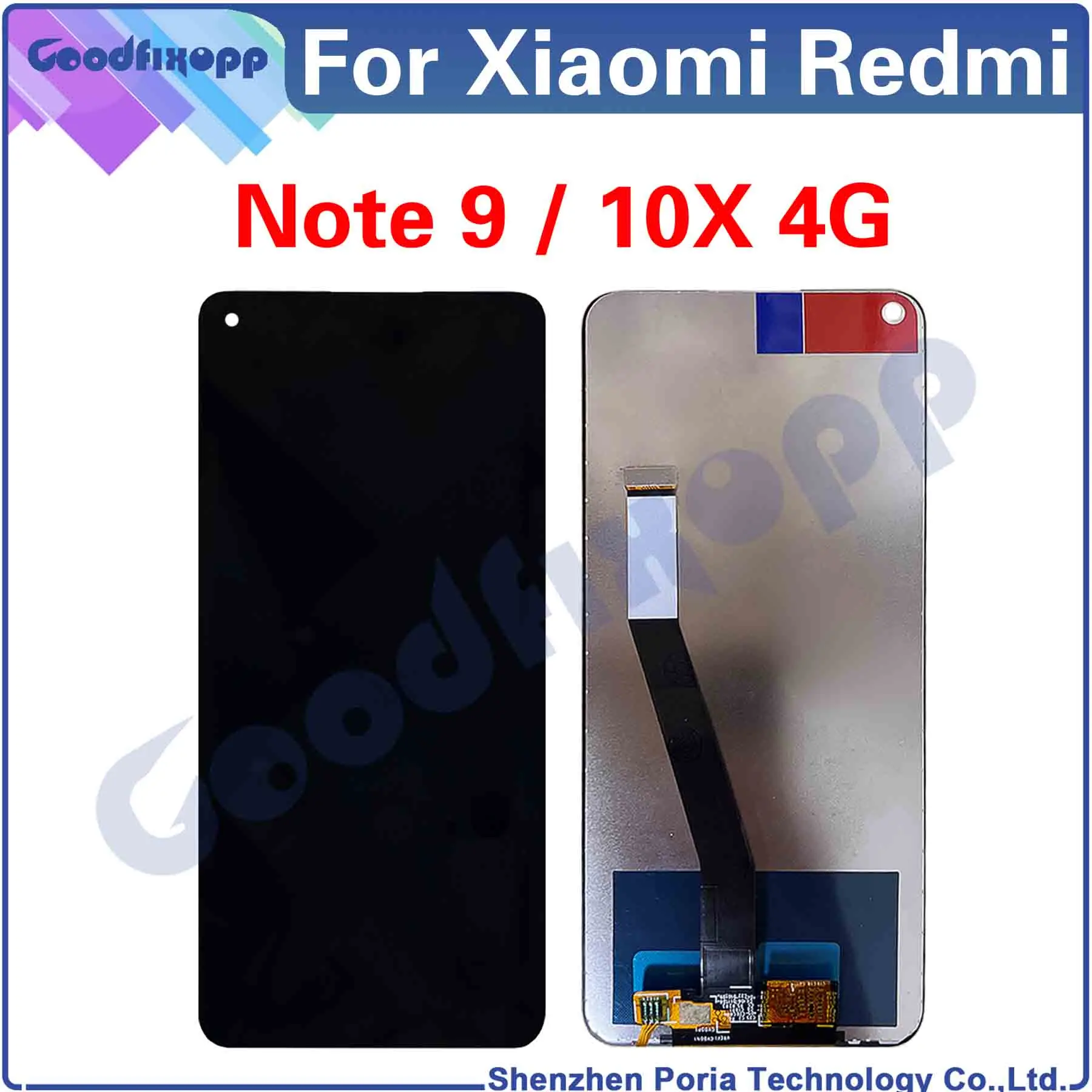 

ЖК-дисплей с сенсорным экраном и дигитайзером в сборе для Xiaomi Redmi Note 9 10X 4G Note9, запасные части