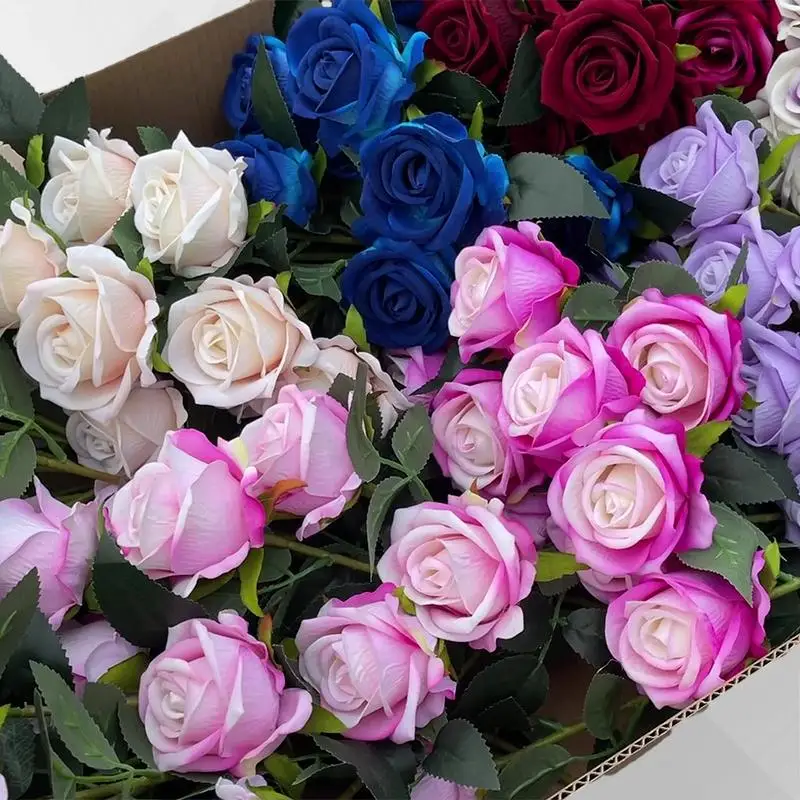

Romantic Valentine's Day Gift: Single Plush Cloth Rose, a Realistic Simulation Flower for Your Loved One