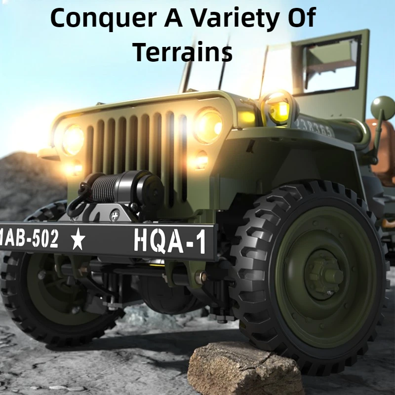 RC Car 1/14 HG4-58 Willys 4WD All Terrain Jeep 2.4G Wireless