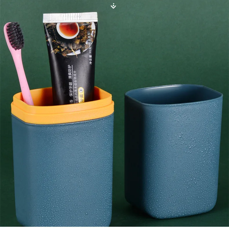 Portable Toothbrush And Toothpaste Travel Case For Camping_voghion.com