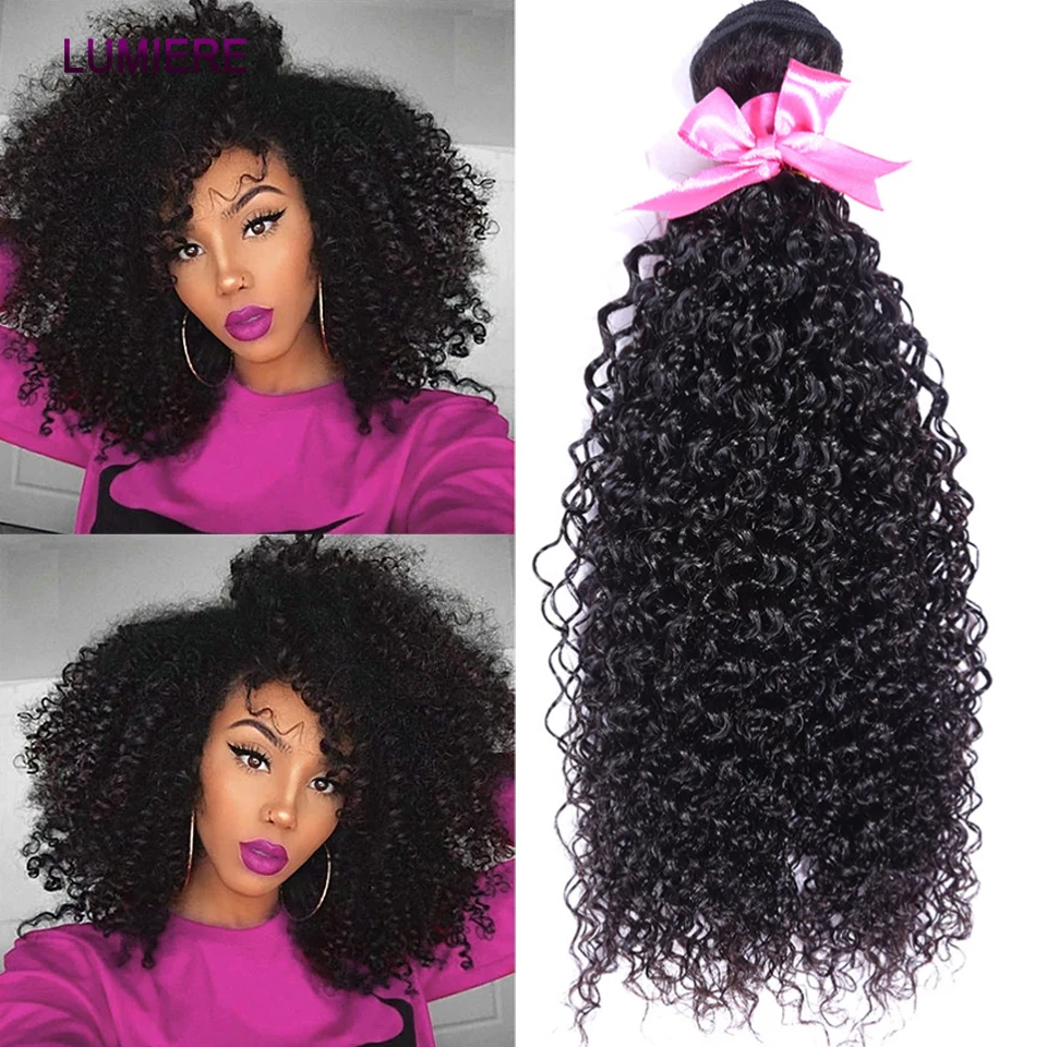 Afro Kinky Curly Deep Wave Echthaar-Bündel Lockiges Haar 30 Zoll Echtes Rohes Unbehandeltes Doppelt Gewebtes Haar-Bündel Extensions – Detail 6