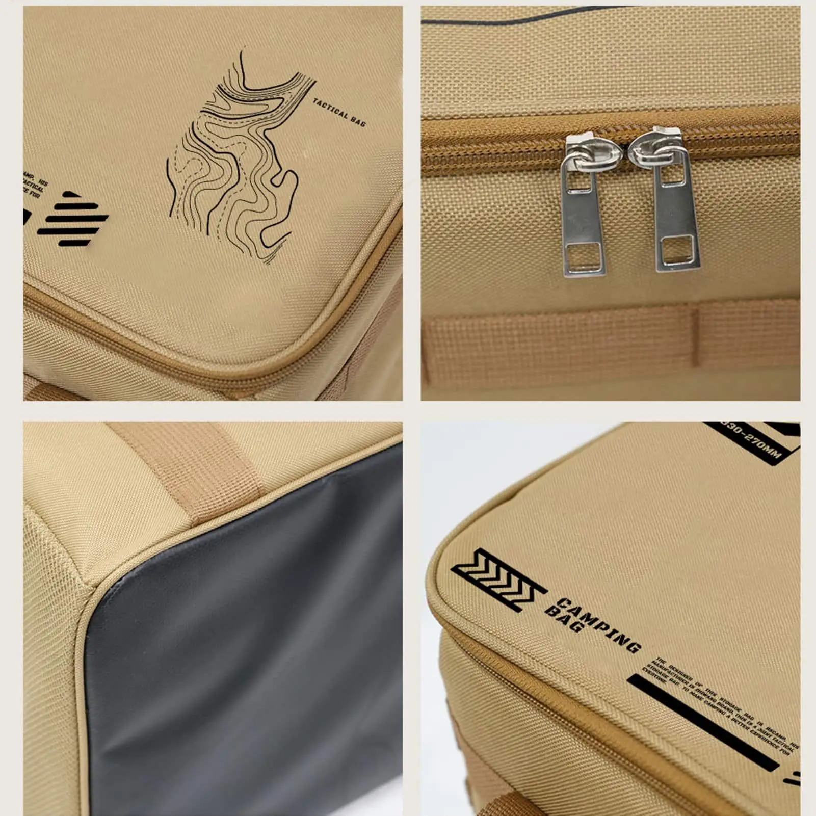 30L Camping Storage Box Soft Tableware And Kitchenware Storage Box Foldable Organizer Bag For Stove Pots Bowls Camping Equipment