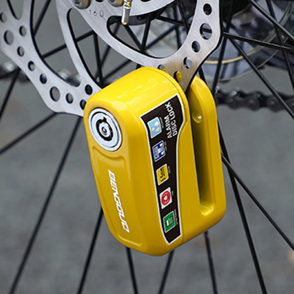 Alarm Lock Bike Disk Brake Lock Motorcycle Alarm Wheel Disk Brake