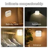 Motion Sensor LED Night Light White Mini Magnetic Removable Tri-colour Adjustable Bedroom Staircase Wardrobe Cabinet Lighting 6